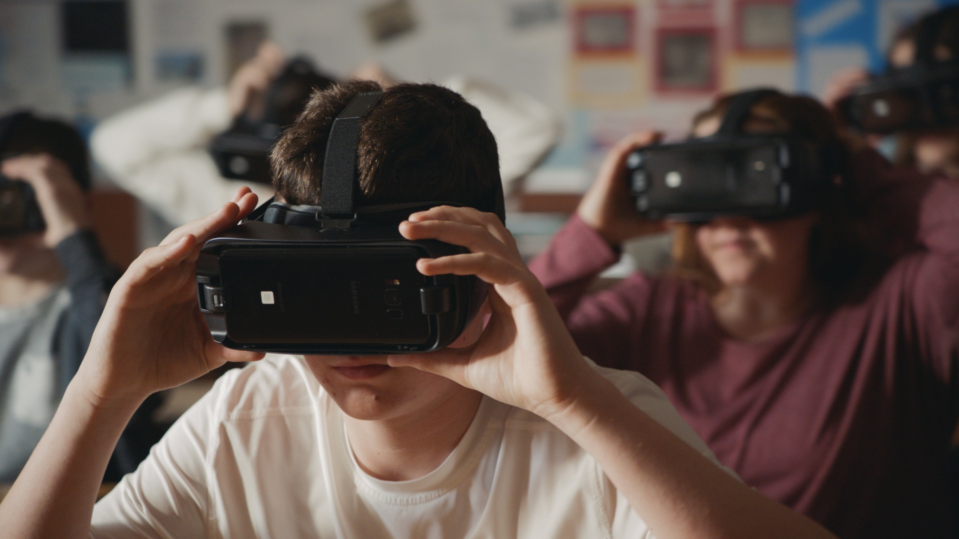 Student on VR Headset (image 1)