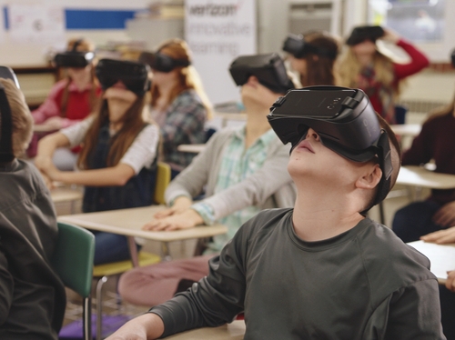 Student on VR Headset (image 2)