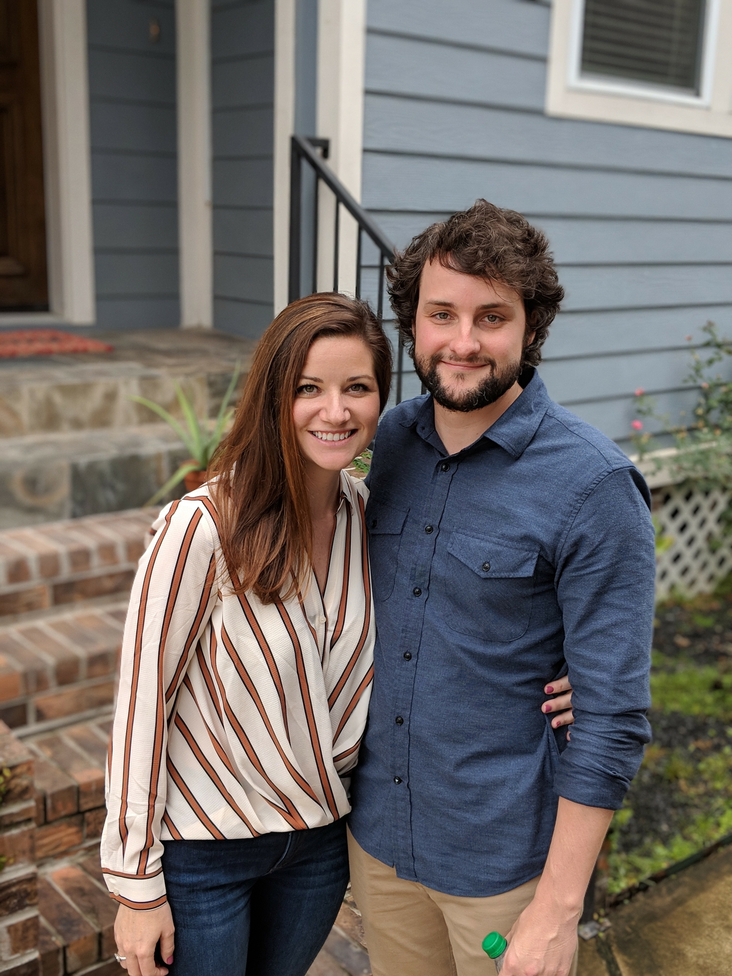 World's first on 5G customers Clayton and Emily Harris