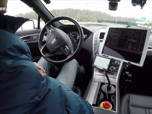 Self-driving vehicles b-roll