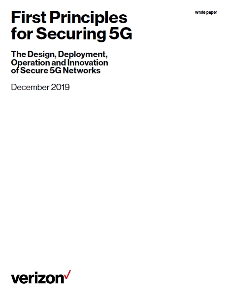 White Paper: First principles for securing 5G