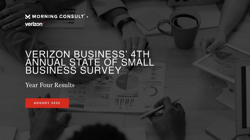Verizon Business Fourth Annual State of Small Business Report 2023
