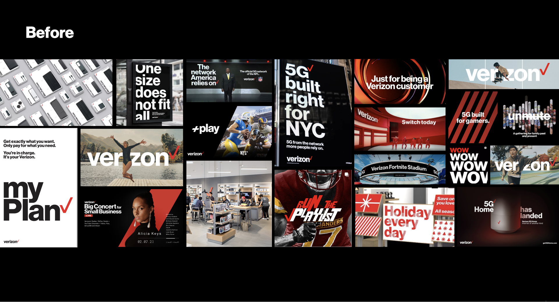 Verizon Brand Shot Before