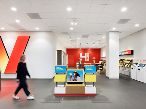 Verizon Retail Store with Logo