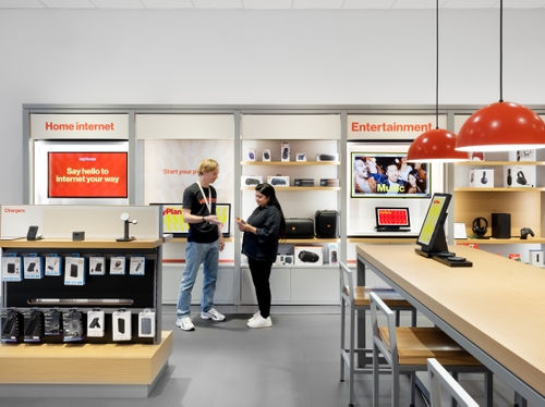Verizon Retail Store Inside