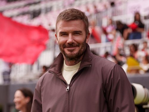 Beckham on the field