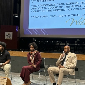 Judge Ross Inspires High School Students at Fireside Chat