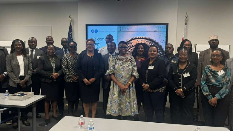 DC Courts Welcome and Host Judicial Delegation from Kenya