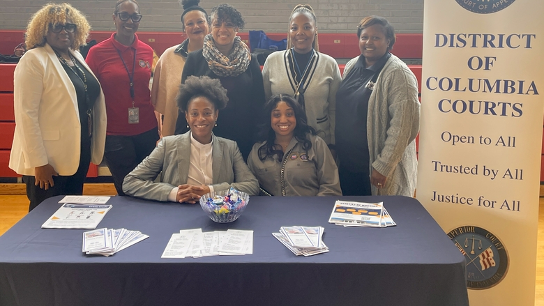 DC Courts Connects with Sousa Middle School Students to Inspire Future Careers Ensuring Access to Justice