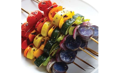 Rainbow Veggie Skewers