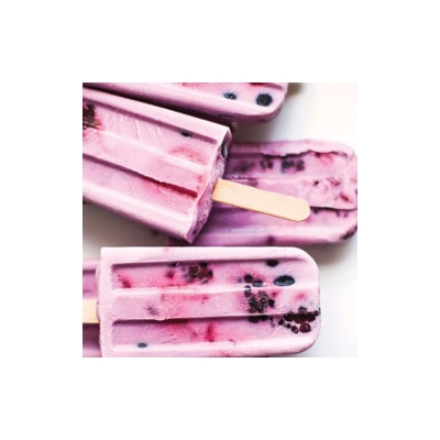 Summer Berry-Coconut Milk Ice Pops