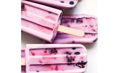 Summer Berry-Coconut Milk Ice Pops