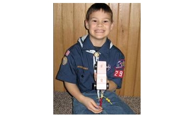 Cub Scout Derby Car Goes Pink to Help Women with Breast Cancer