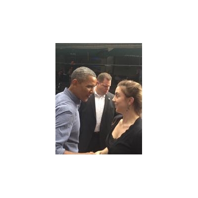 UR Medical Students Meet President Obama in Rochester