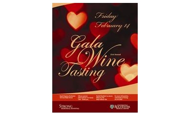 Valentine’s Day Gala Wine Tasting to Benefit Patients at Strong Memorial Hospital