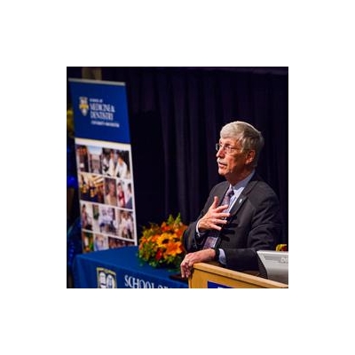 Director of National Institutes of Health Visits URMC