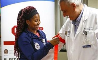 ‘Stop the Bleed’ Effort Offers Life-Saving Kits and Training University-Wide`