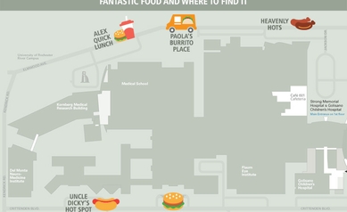 Fantastic Food and Where to Find It--A Guide to URMC’s Food Carts