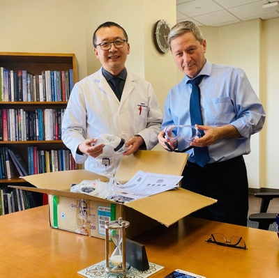 Chinese Colleagues Send Support and Supplies