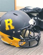 Football helmet used in the study