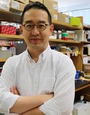 head shot of scientists Minsoo Kim, who studies cancer immunotherapy