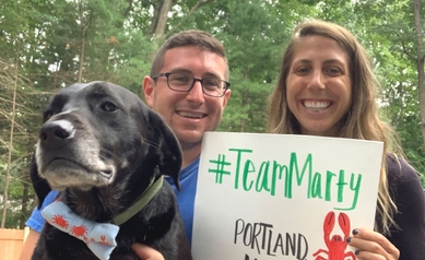 From Nine States, Wilmot Warrior Walk Team Marty Unites Virtually 