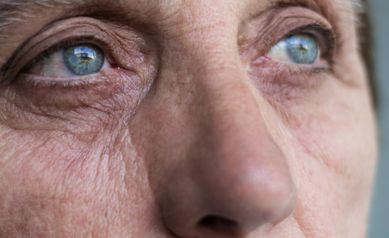 Eyes of a senior woman