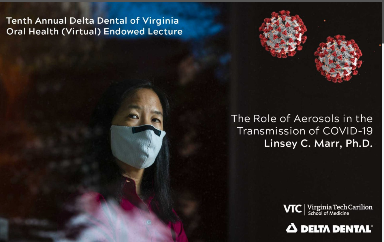 Image of Linsey Marr advertising her lecture 