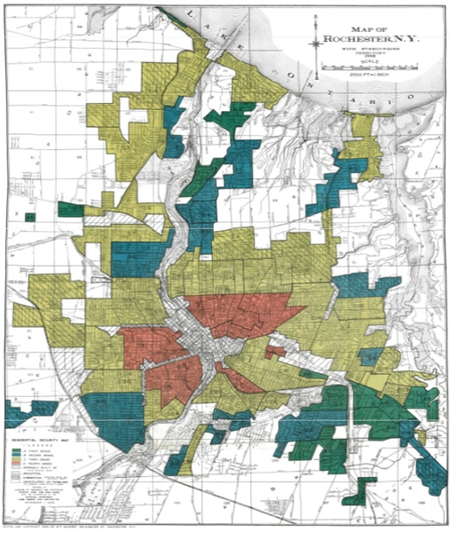 rochester redlining