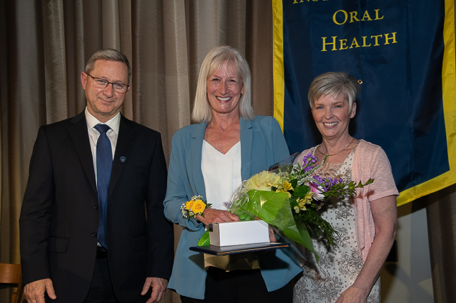 Karen Black with Dr. Eliav and Jane Devries