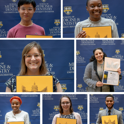 Neuroscience students and post-doc honored at ceremony to kick-off academic year