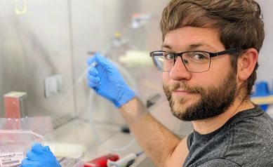 Noah Salama MD PhD student in Calvi lab - 2023