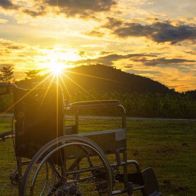 wheelchair sunrise