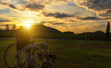 wheelchair sunrise