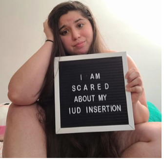 scared about iud insertion; @revulvaution