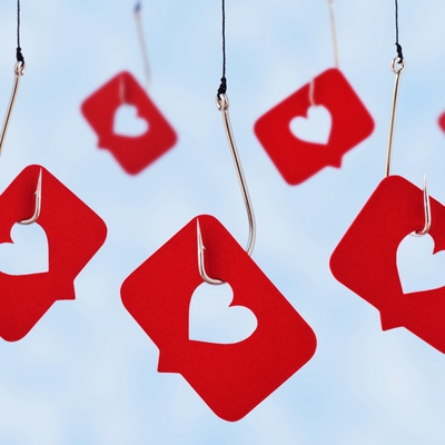 social media likes on hooks