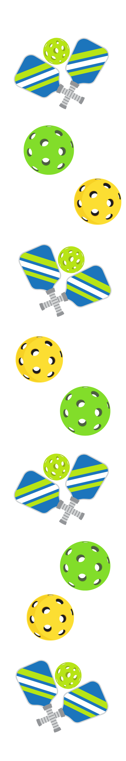 Pickle ball paddles