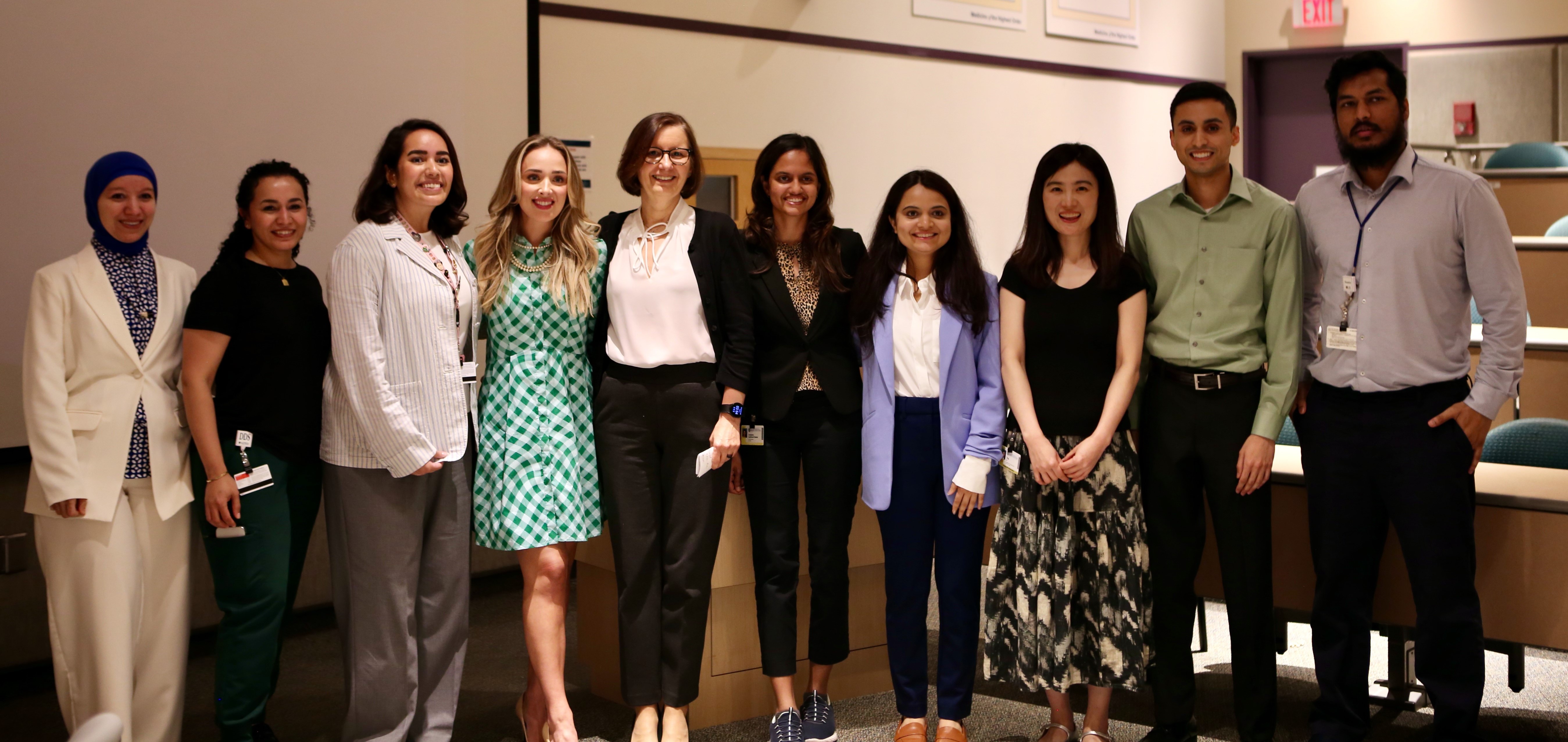The AADOCR award winners stand together with Dr. Kopycka-Kedzierawski