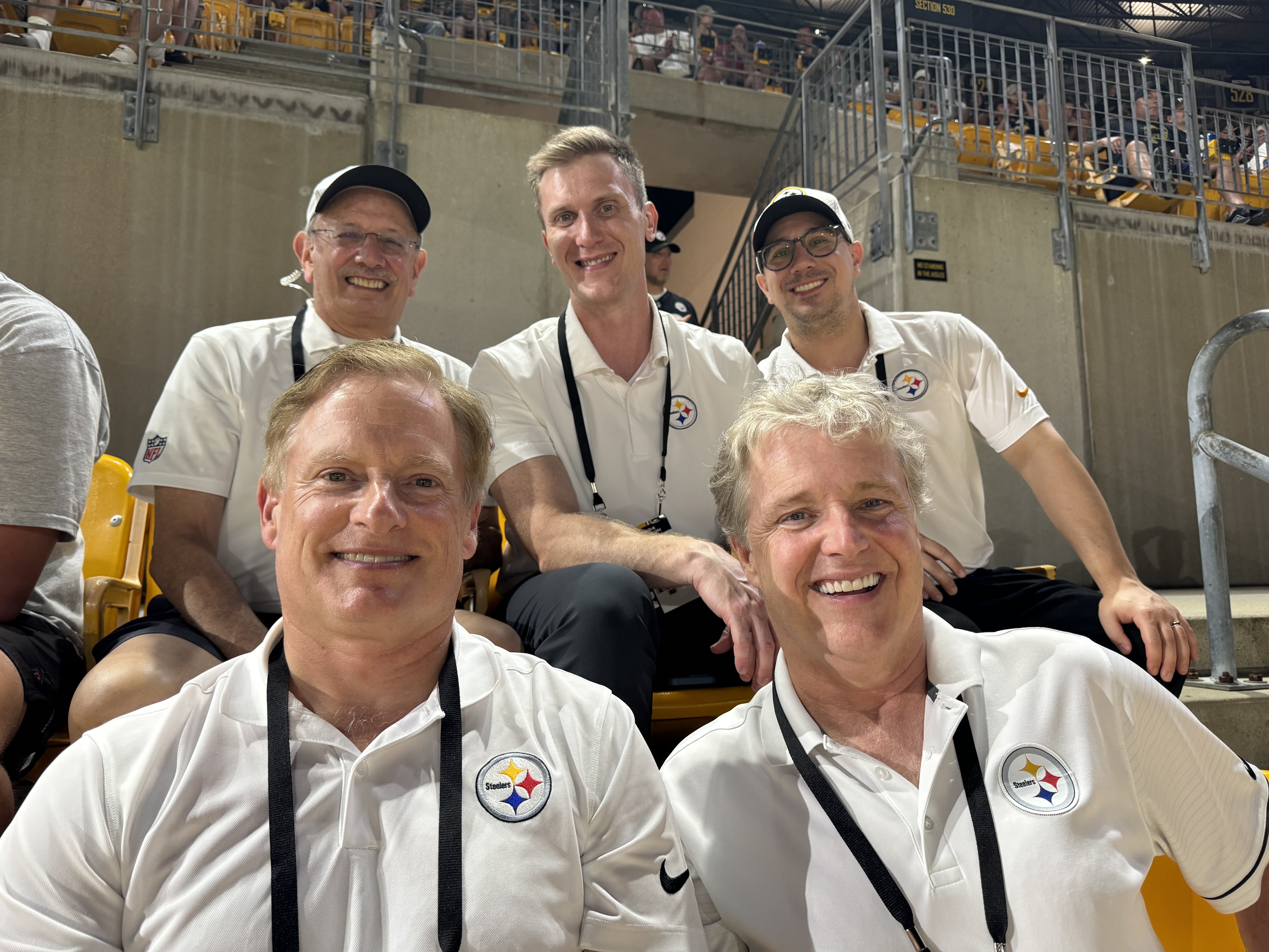 Gottlieb with staff