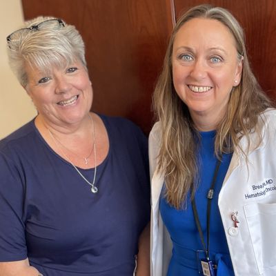 Nadine Poormon with Dr Brea Lipe