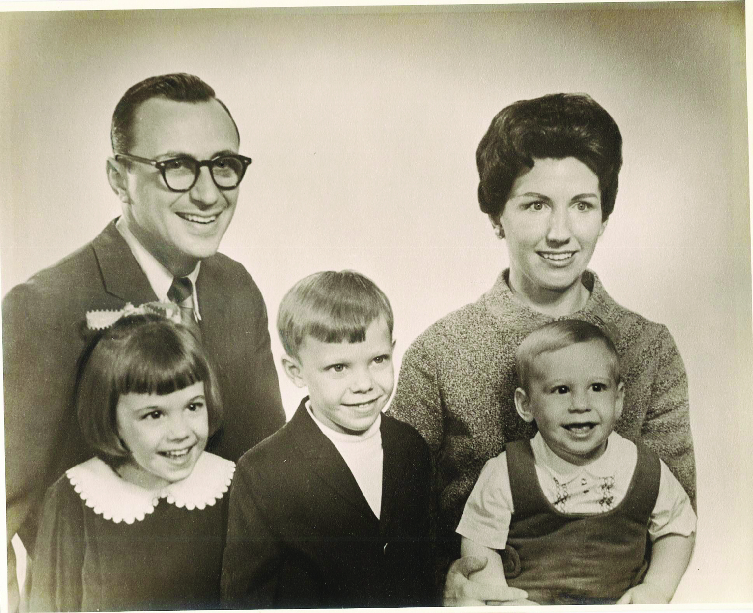 The Kales family: Tony, Helen, Stefanos, Joyce, and James.