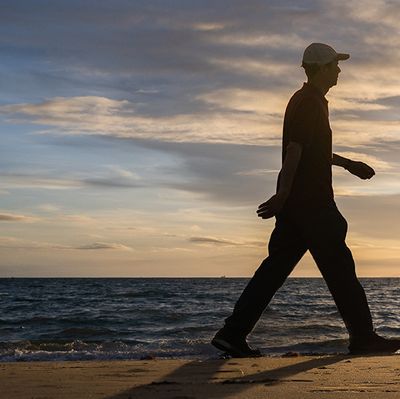 Walk on beach