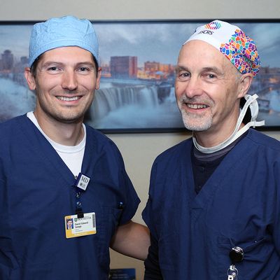 Two LASIK surgeons post for a headshot