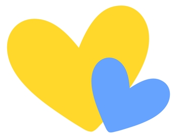 The new hearts image reflects the relationship between caregiver and child. The hearts images are a new part of the new Golisano Children's visual identity