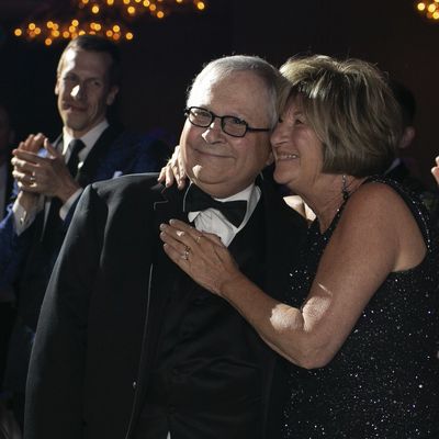 Gary Morrow and wife Joan at Discovery Ball - cropped