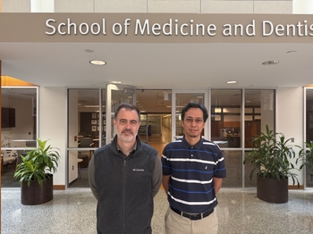 Co-study authors Eric Wagner, PhD, and Kai-Lieh Huang, PhD, University of Rochester Medicine 