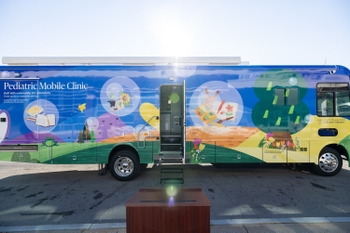 Exterior image of the mobile health clinic