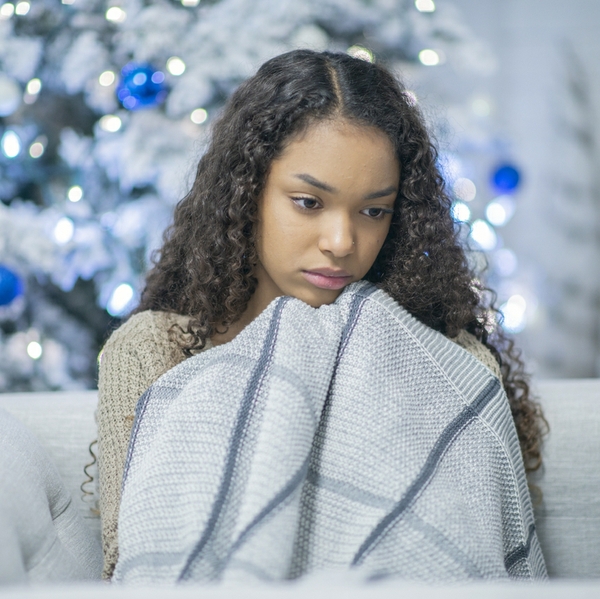 woman sad