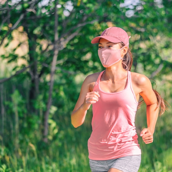 woman running