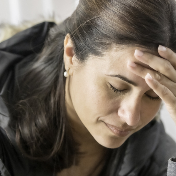 latino woman headache